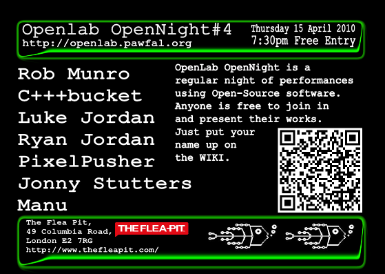 OpenNight 4 flyer